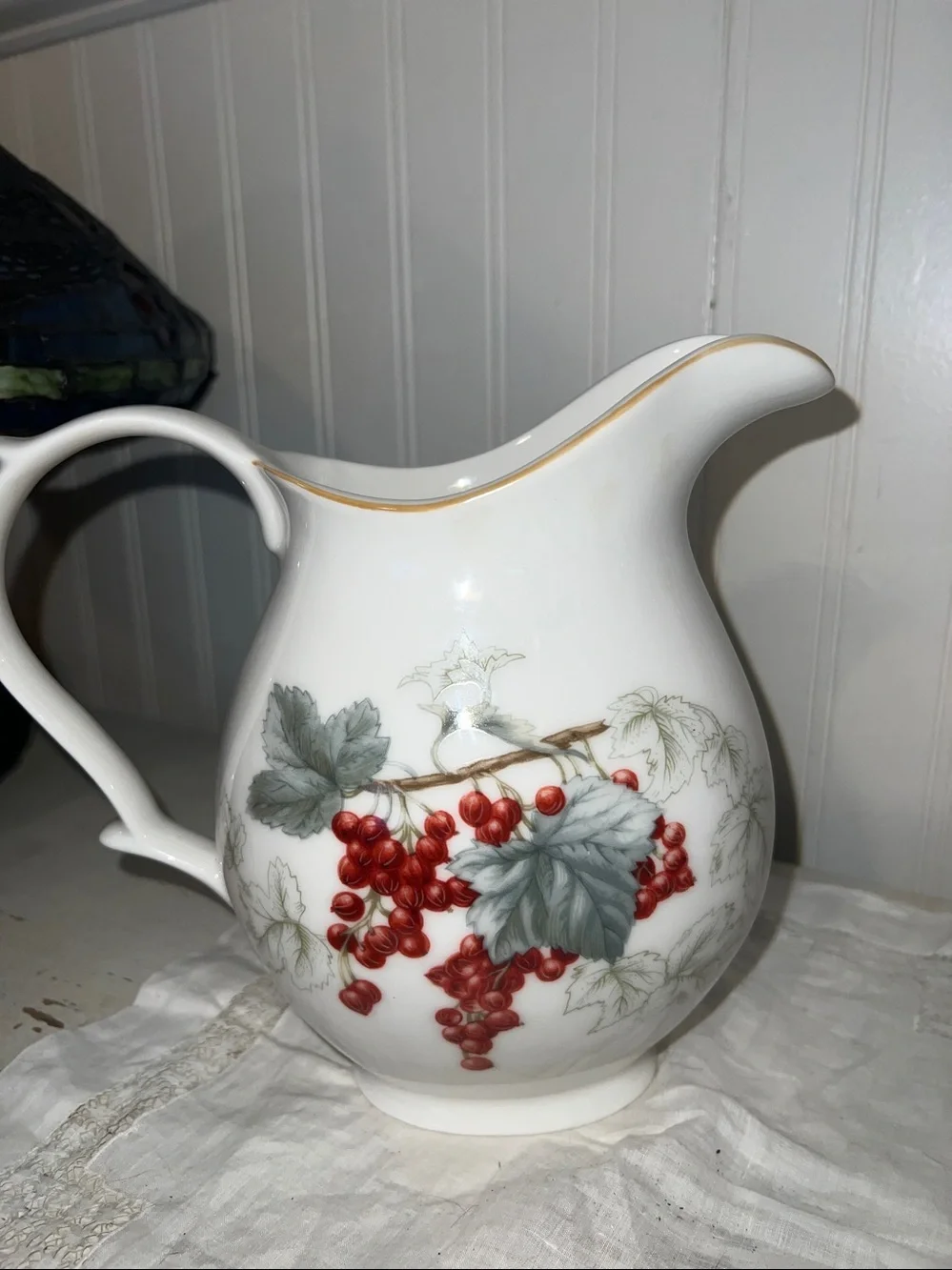 Charter Club Summers grove China porcelain water pitcher 44 oz